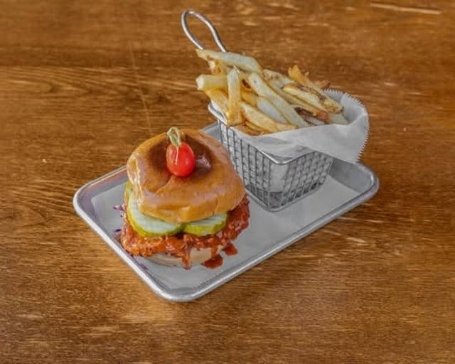 Nashville Hot Chicken Slider.