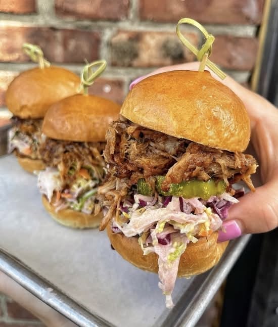 Pulled Pork Slider.